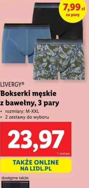 bokserki męskie