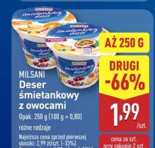 deser śmietankowy