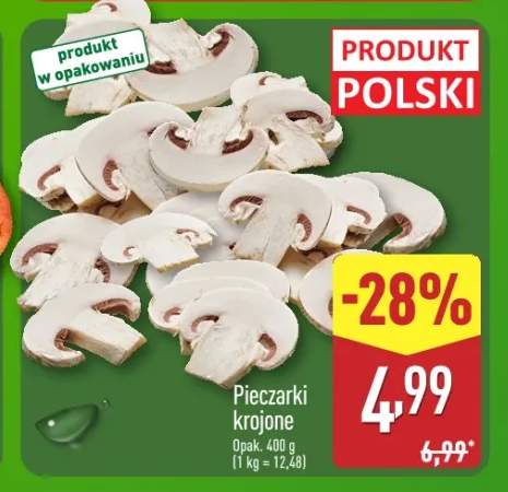 pieczarki krojone