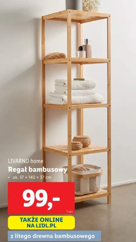 regał bambusowy