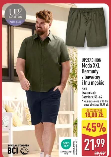bermudy męskie