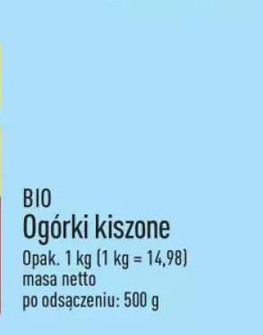 ogórki kiszone