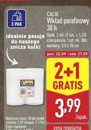 wkład parafinowy do znicza