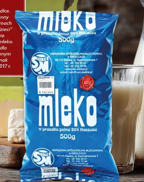 mleko w proszku