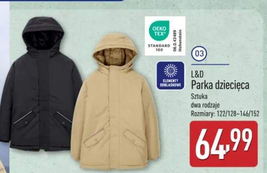 parka dziecięca