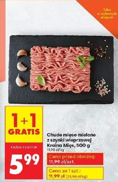 mięso mielone z szynki