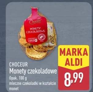 monety czekoladowe