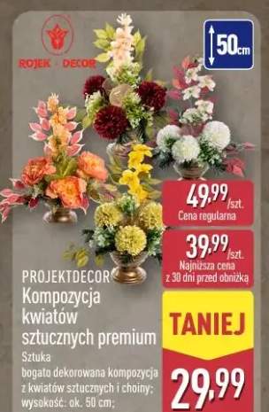 kwiaty sztuczne