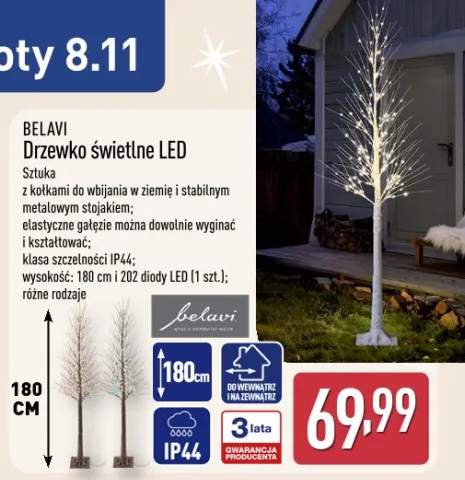 drzewko led