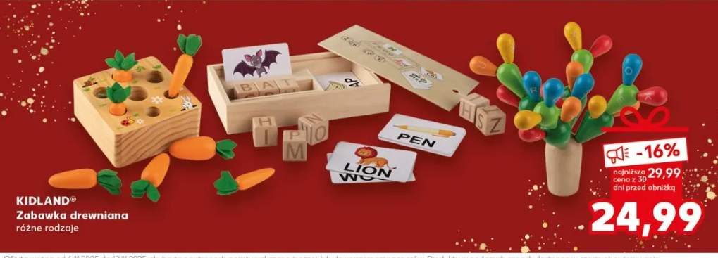zabawki drewniane