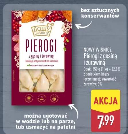 pierogi z gęsiną