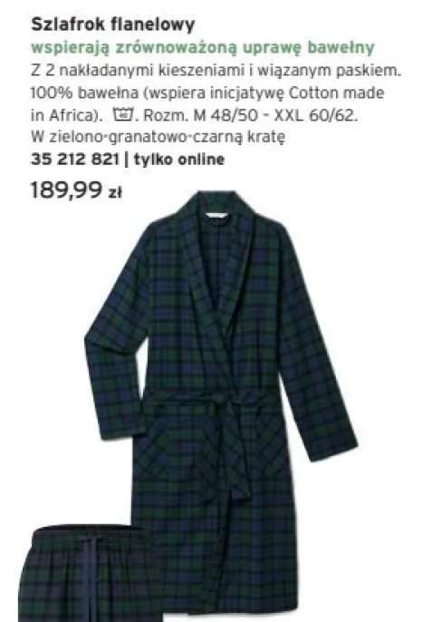 szlafrok męski