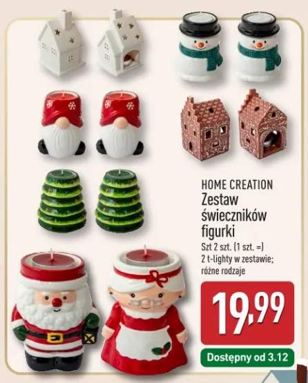 świecznik świąteczny