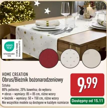 bieżnik świąteczny