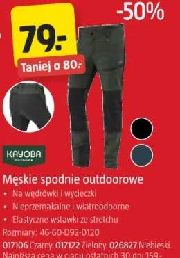spodnie męskie