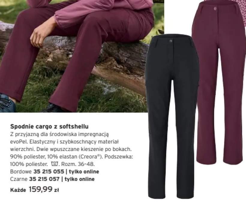 spodnie softshell damskie
