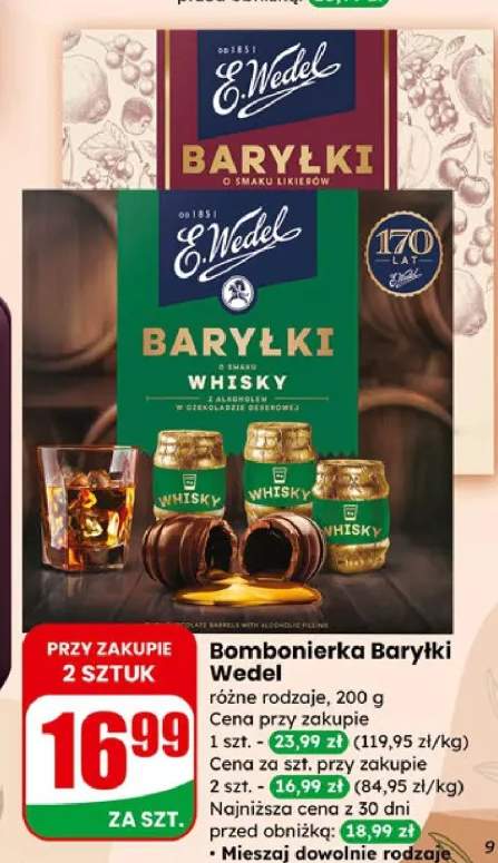 baryłki czekoladowe