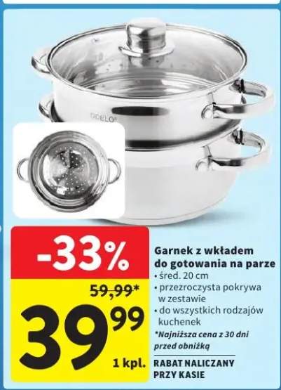 garnek do gotowania na parze