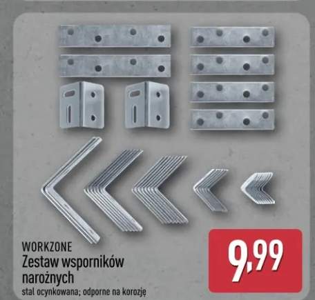 Zestaw wsporników narożnych