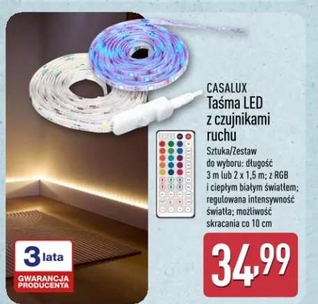 Taśma LED z czujnikami ruchu