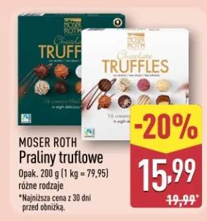 Praliny trufłowe różne rodzaje