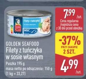 Filety z tuńczyka w sosie własnym