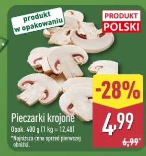 Pieczarki krojone