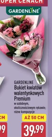 Bukiet kwiatów walentynkowych Premium