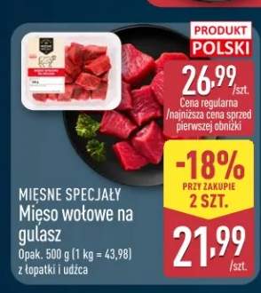 Mięso wołowe na gulasz