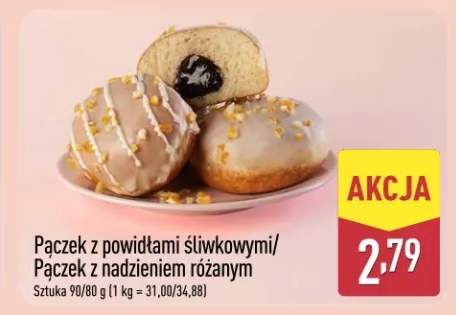 Pączek z powidłami śliwkowymi