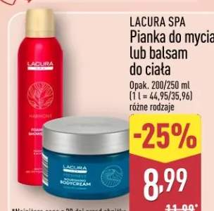 Pianka do mycia lub balsam do ciała