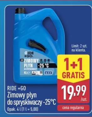 Zimowy płyn do spryskiwacza -25°C