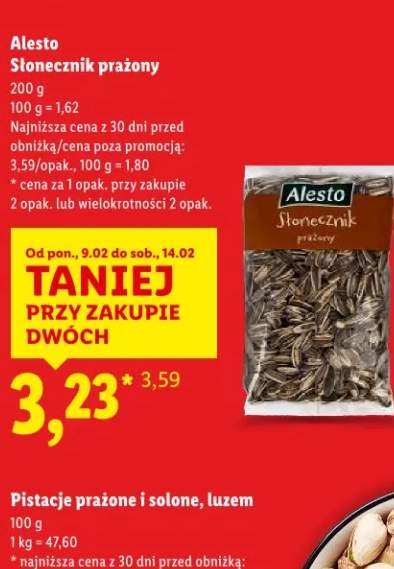 słonecznik prażony