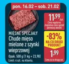 Mięso specjały chude mięso mielone z szynki wieprzowej