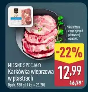 Karkówka wieprzowa w plastrach