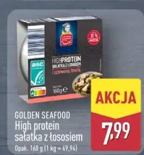 High protein sałatka z łososiem