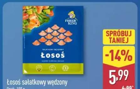 Łosoś sałatkowy wędzony