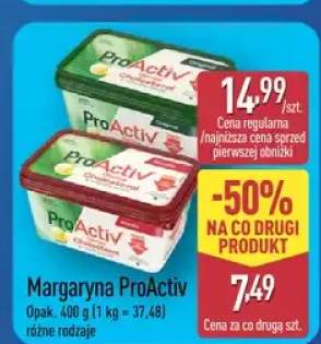 Margaryna ProActiv różne rodzaje