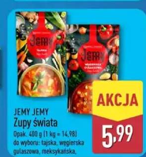 Zupy świata do wyboru: tajska, węgierska gulaszowa, meksykańska