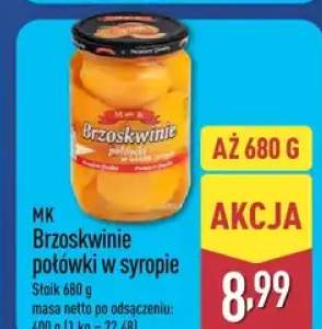Brzoskwinie połówki w syropie