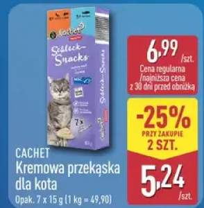 Kremowa przekąska dla kota