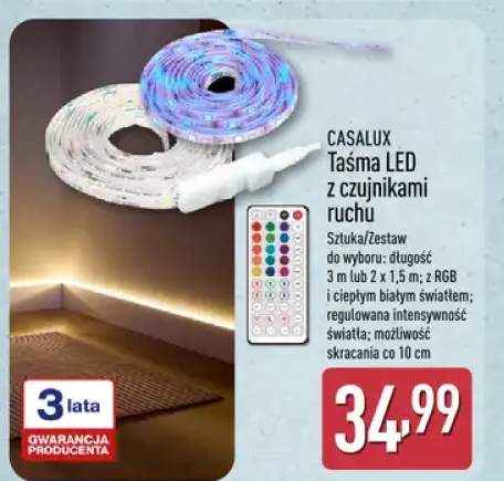 Taśma LED z czujnikami ruchu