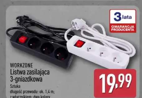 Listwa zasilająca 3-gniazdkowa