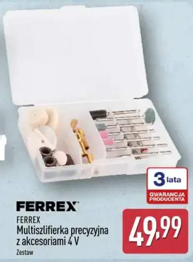 Multiszlifierka precyzyjna z akcesoriami 4 V 3 ustawienia prędkości obrotowej (z 3 wskaźnikami prędkości LED 5000/10000/15000 obr./min), 25-elementowe pudełko na akcesoria, USB do ładowania w zestawie