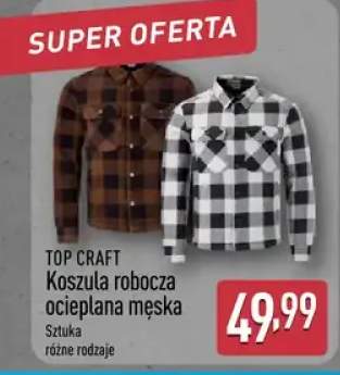 Koszula robocza ocieplana męska