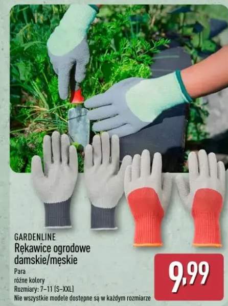 Rękawice ogrodowe damskie/męskie