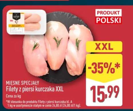 Filety z piersi kurczaka XXL