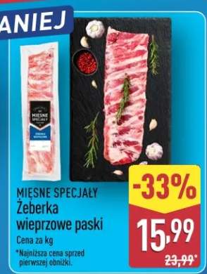 Żeberka wieprzowe paski