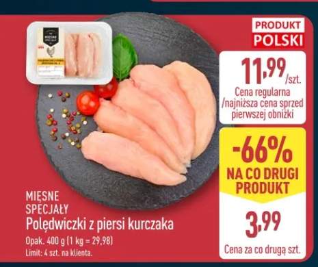 Poledwiczki z piersi kurczaka