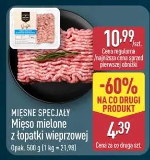 Mięso mielone z łopatki wieprzowej